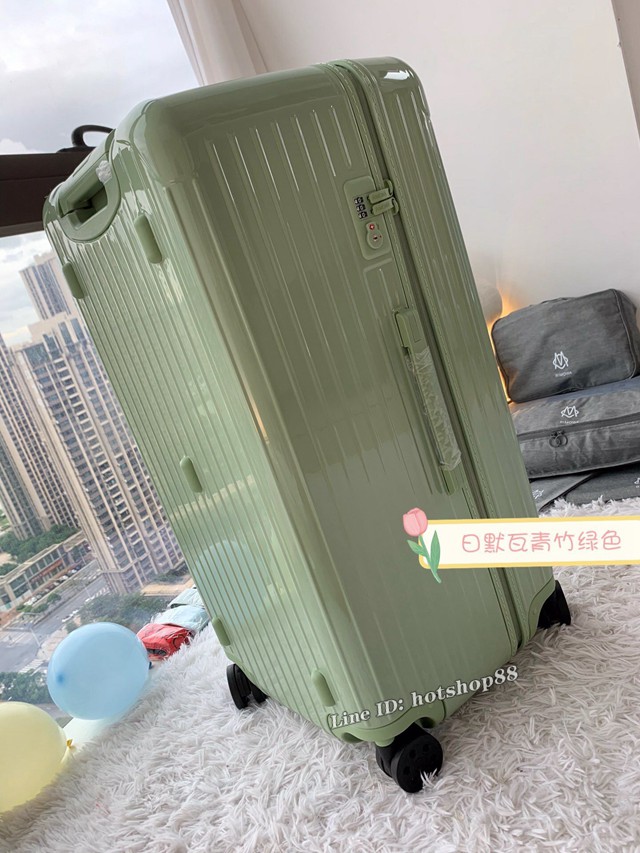 RIMOWA行李箱四輪拉杆箱 日默瓦Trunk方胖子運動版pc款TFBOYS易烊千璽代言彩色行李箱 gdx1543